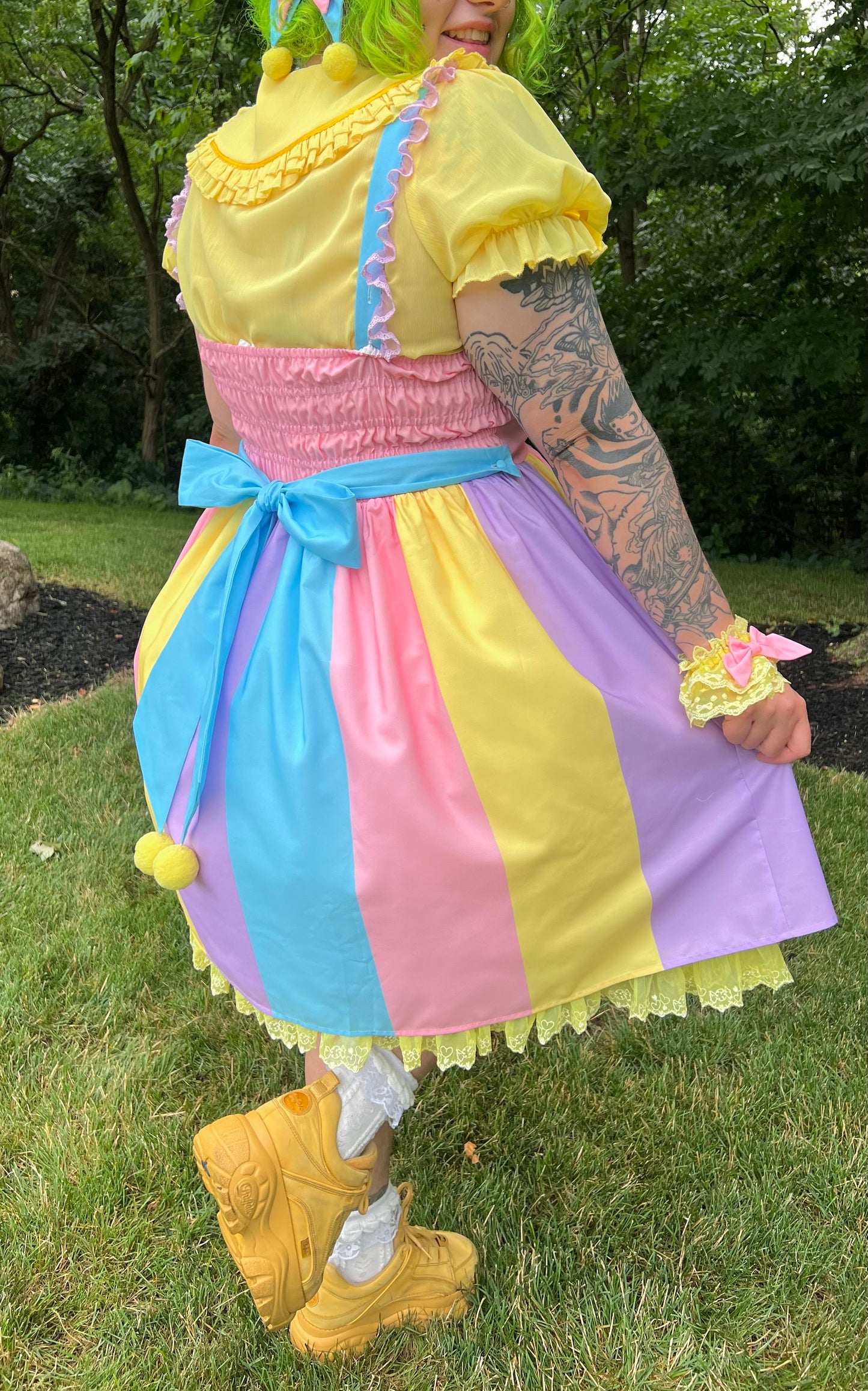 Pastel Playground Clown Jumperskirt