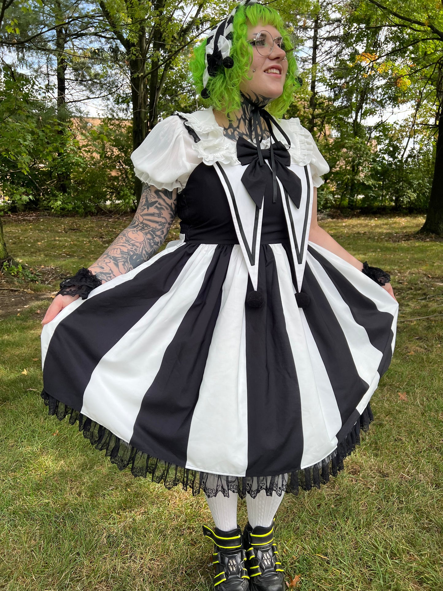 Gothic Playground Clown Jumperskirt