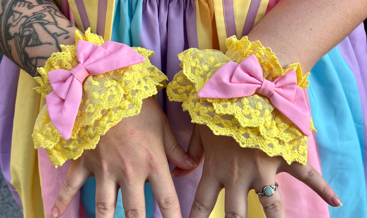 Pastel Playground Clown wristcuffs