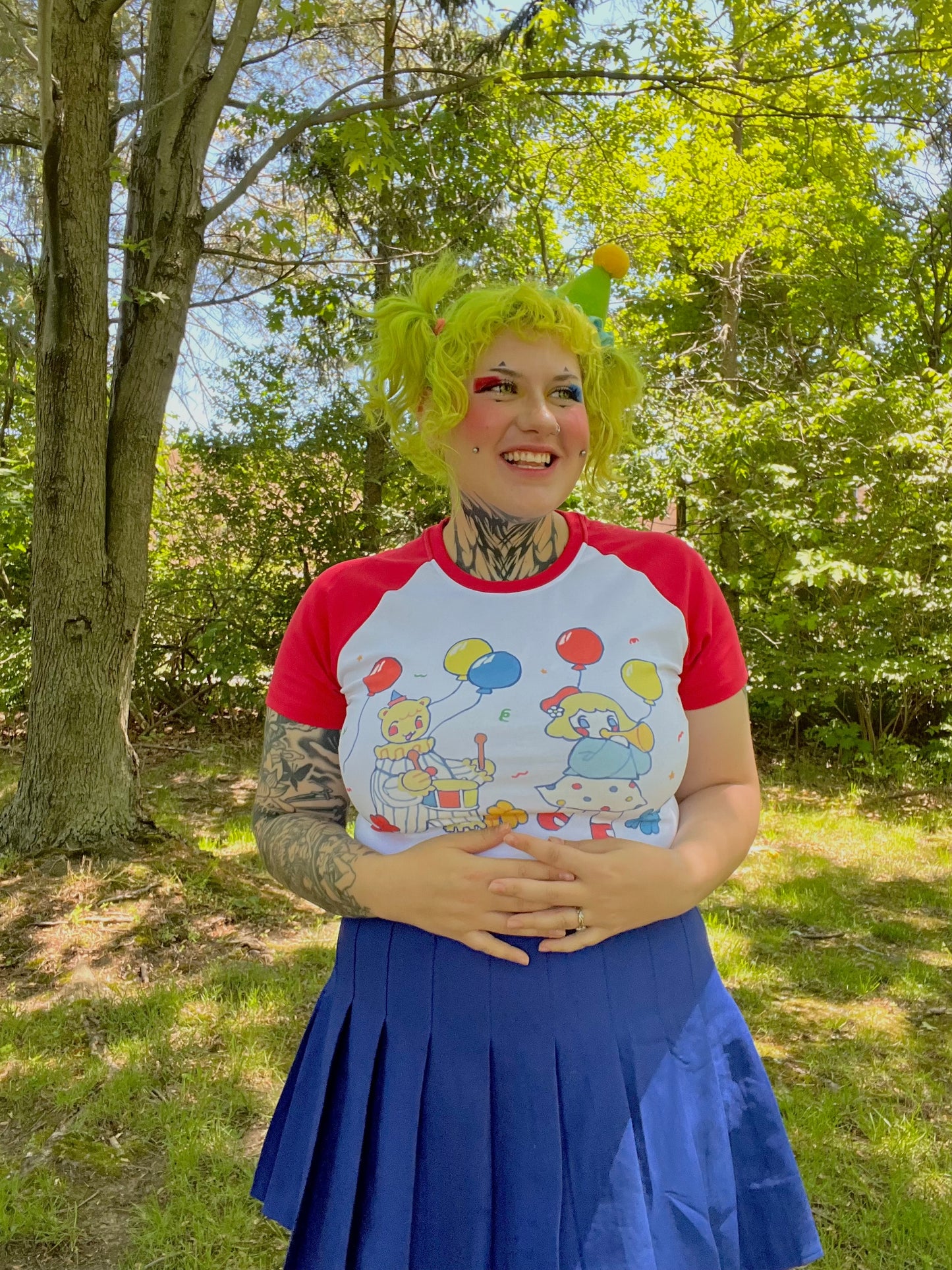 Clown Parade Crop Top
