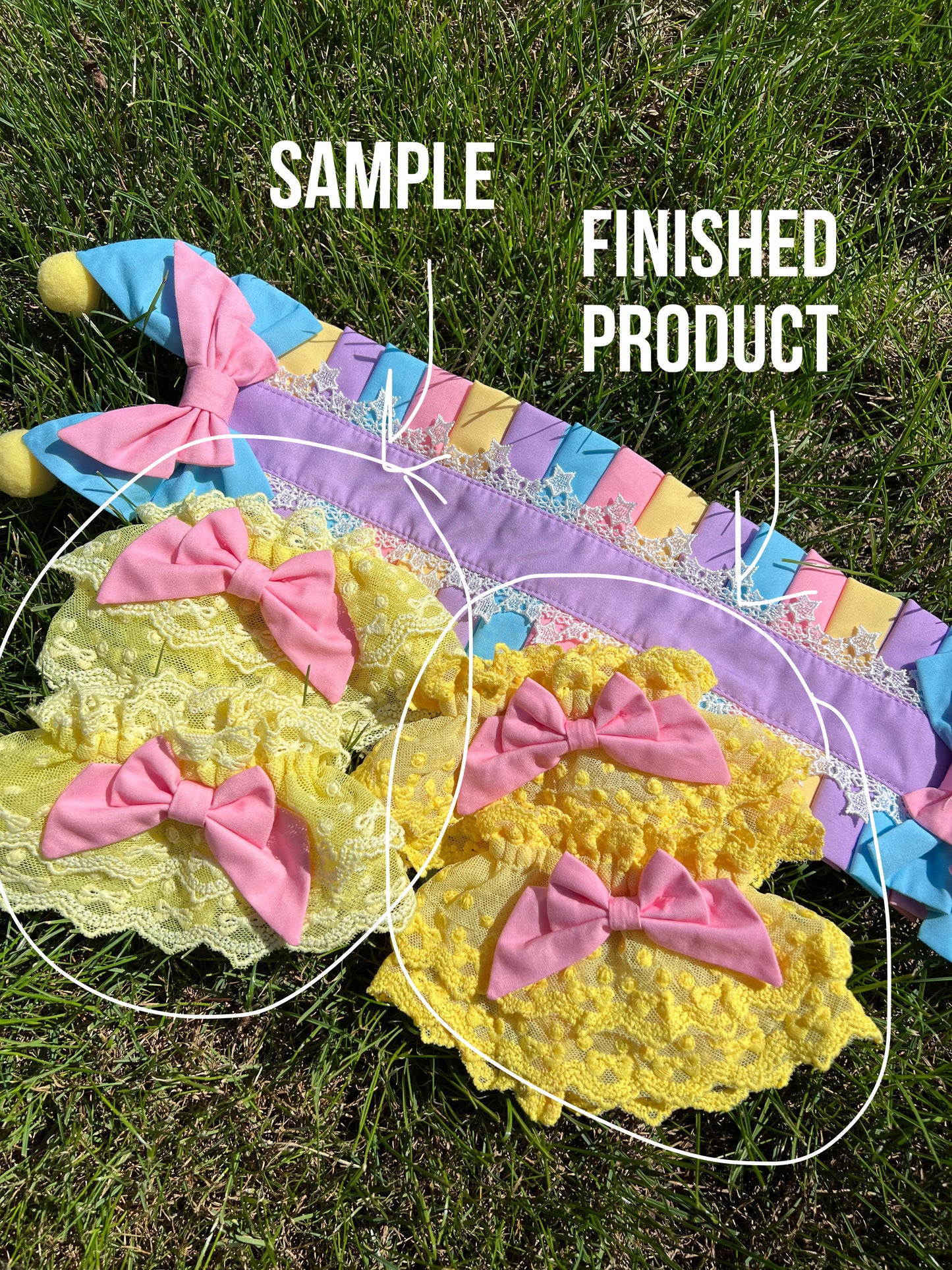 Pastel Playground Clown wristcuffs