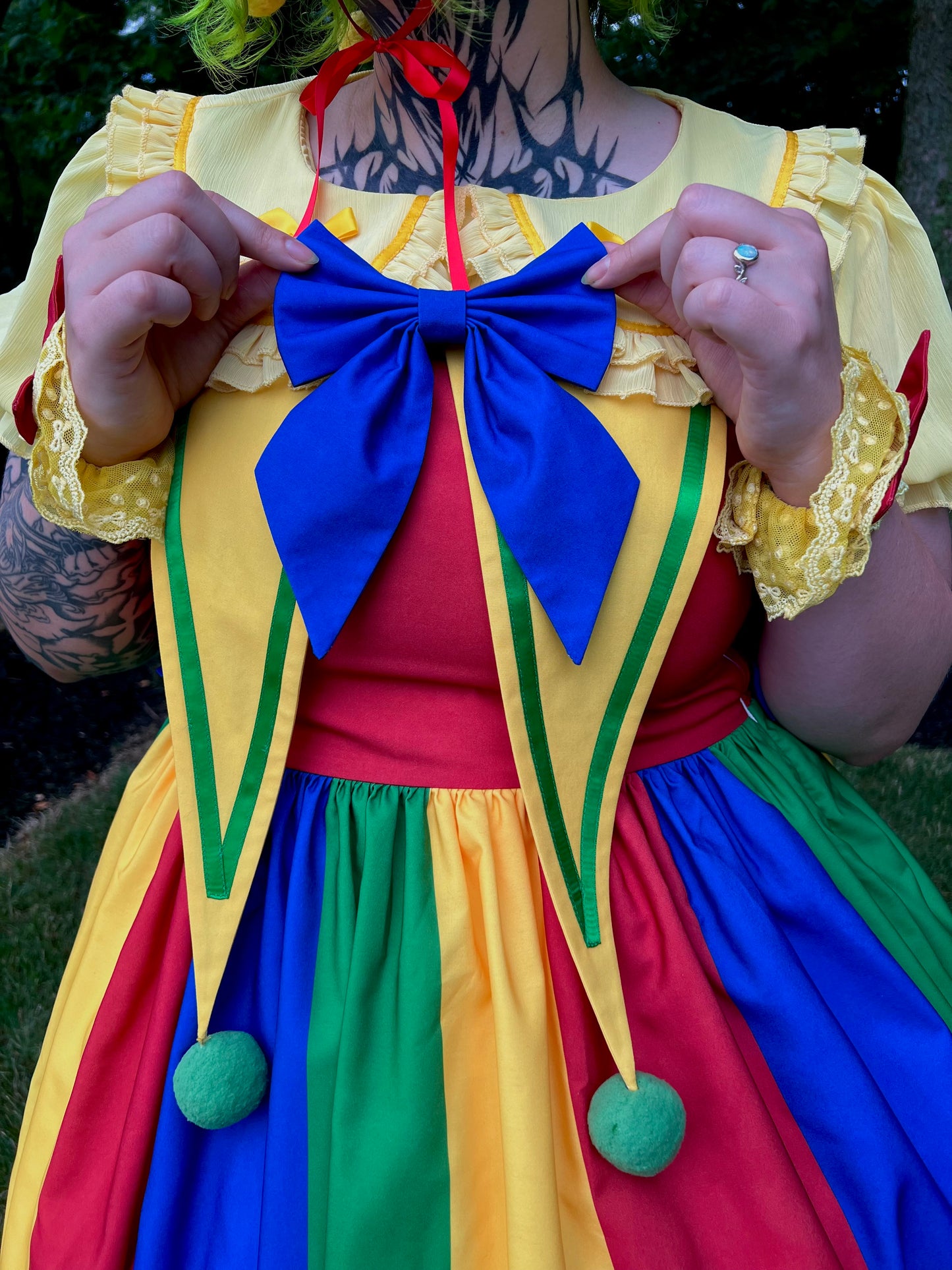 Bright Playground Clown Jumperskirt