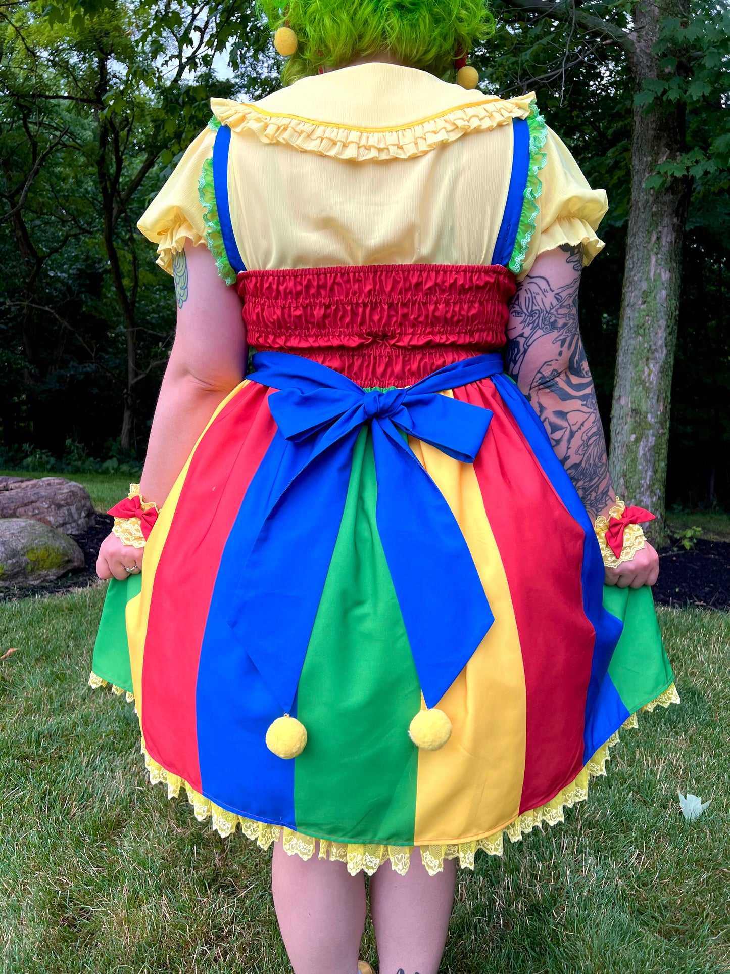 Bright Playground Clown Jumperskirt