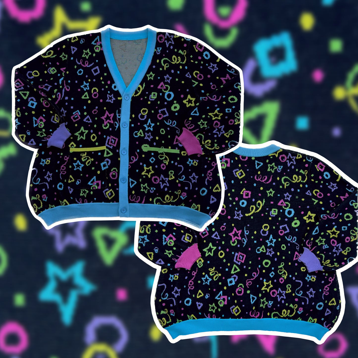Roller Rink Carpet Cardi