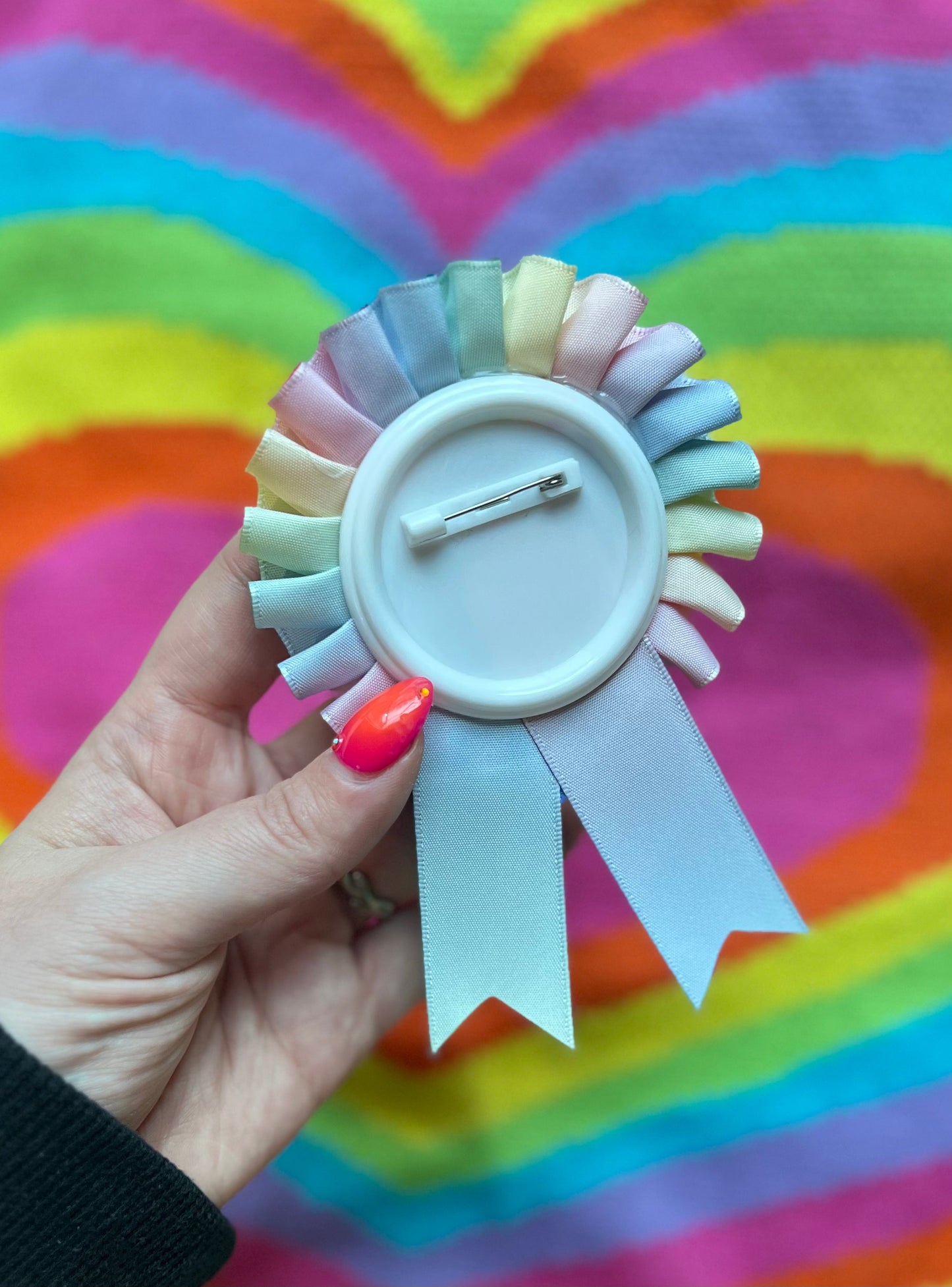 Neon Not Cosplay Rosette pin
