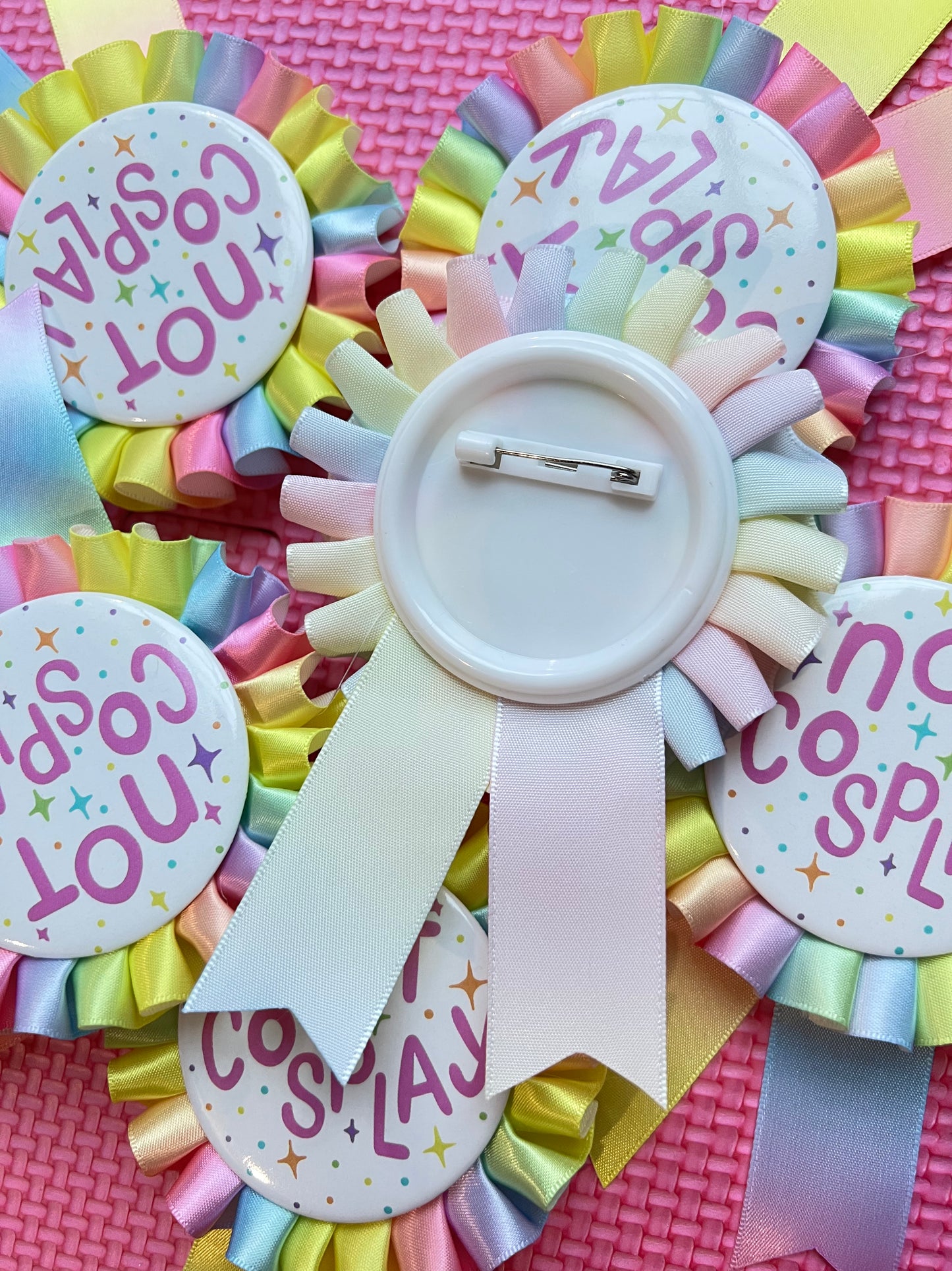 Pastel Not Cosplay Rosette pin