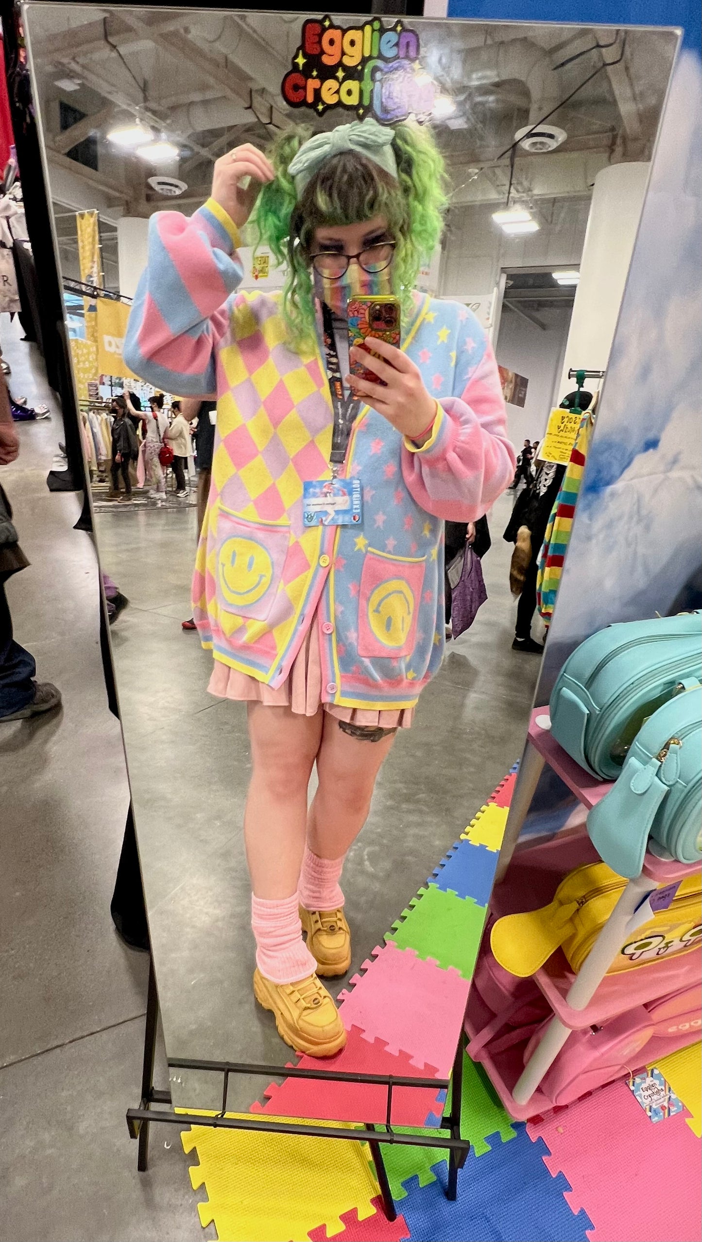 Pastel Clown Cardi