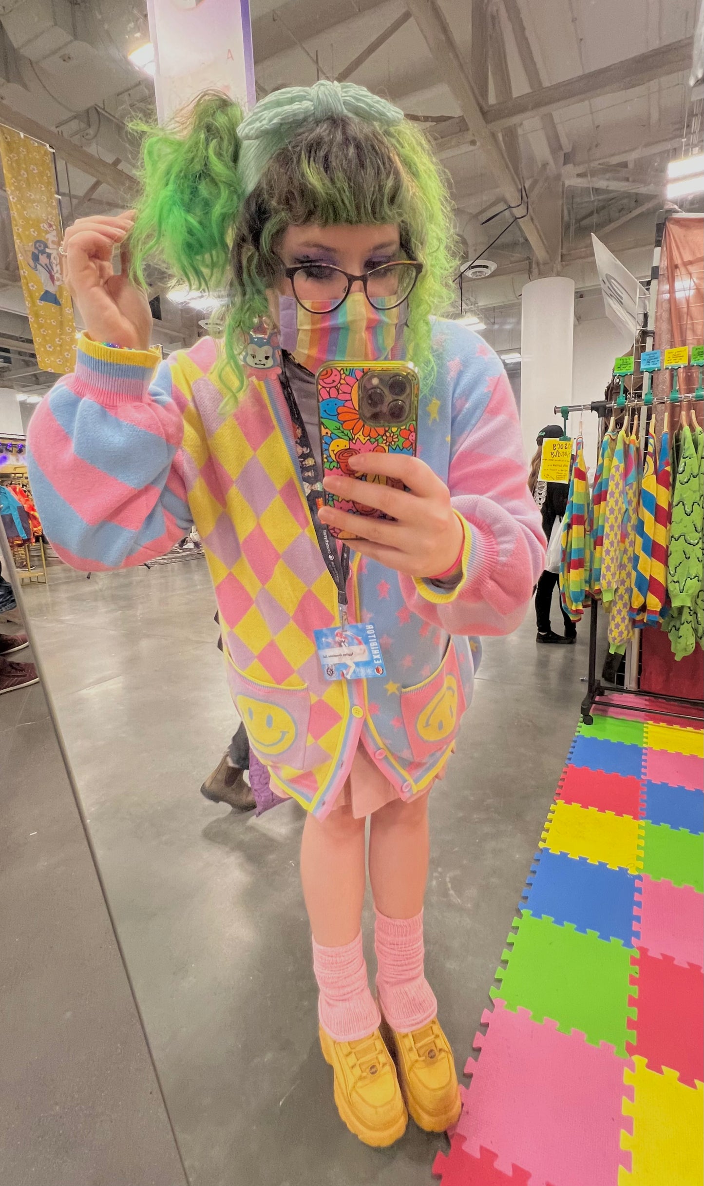 Pastel Clown Cardi