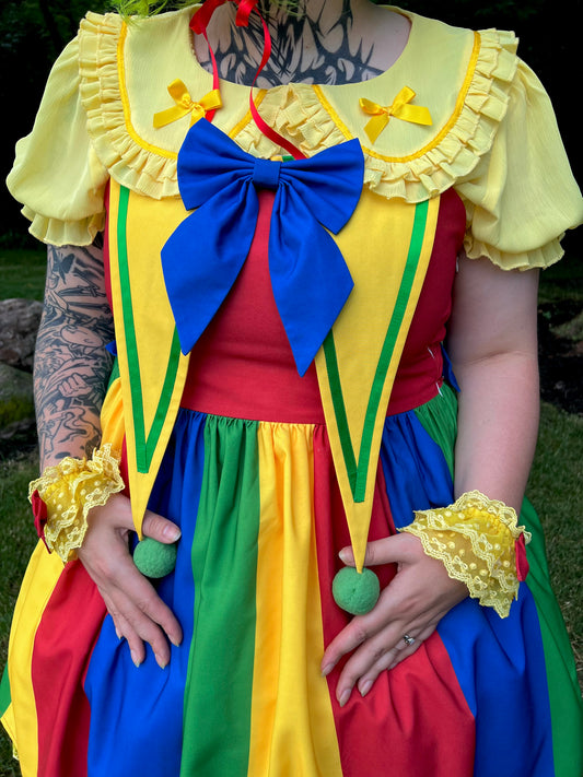 Bright Playground Clown Jumperskirt