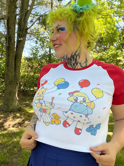 Clown Parade Crop Top