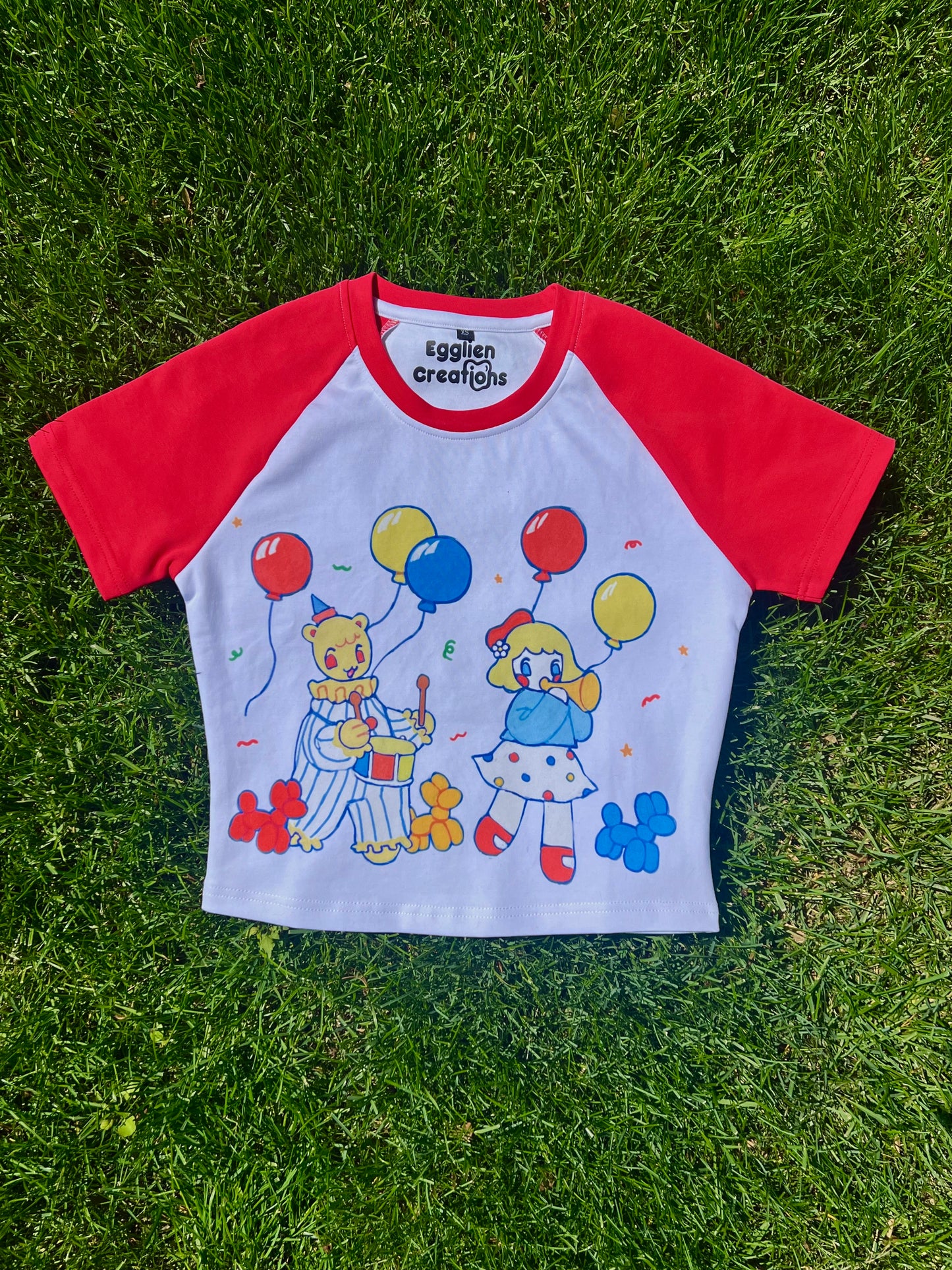 Clown Parade Crop Top