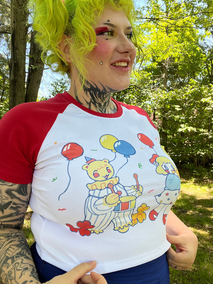 Clown Parade Crop Top