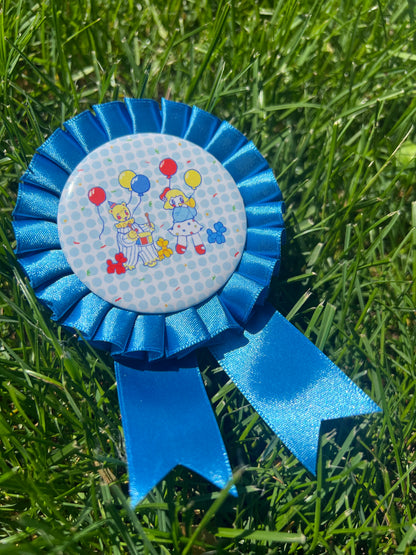 Clown Rosette pin