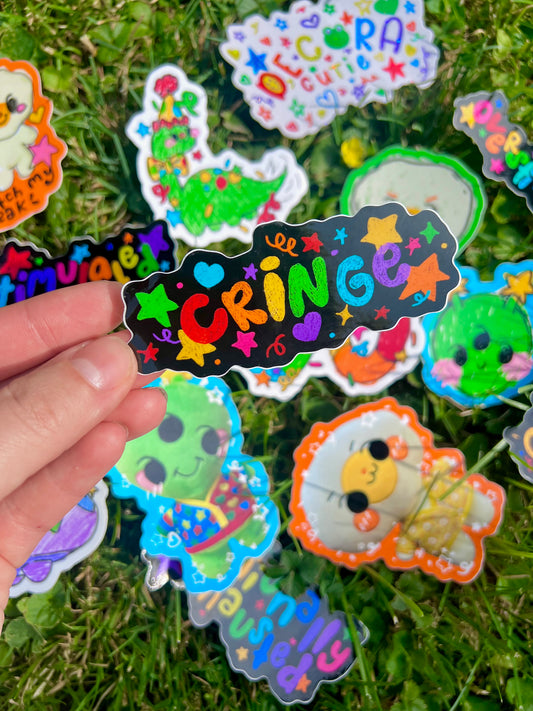 Cringe Sticker