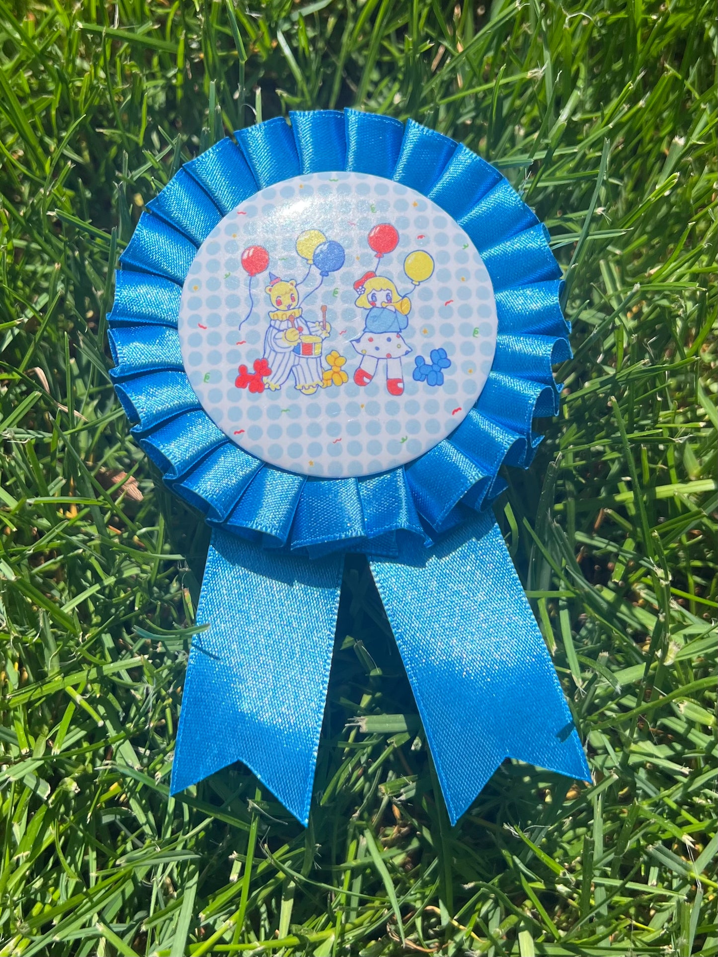 Clown Rosette pin