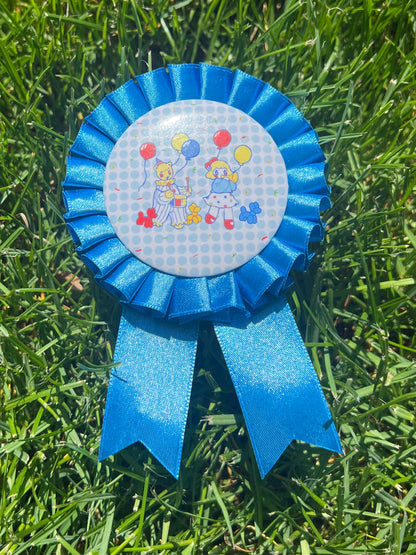 Clown Rosette pin