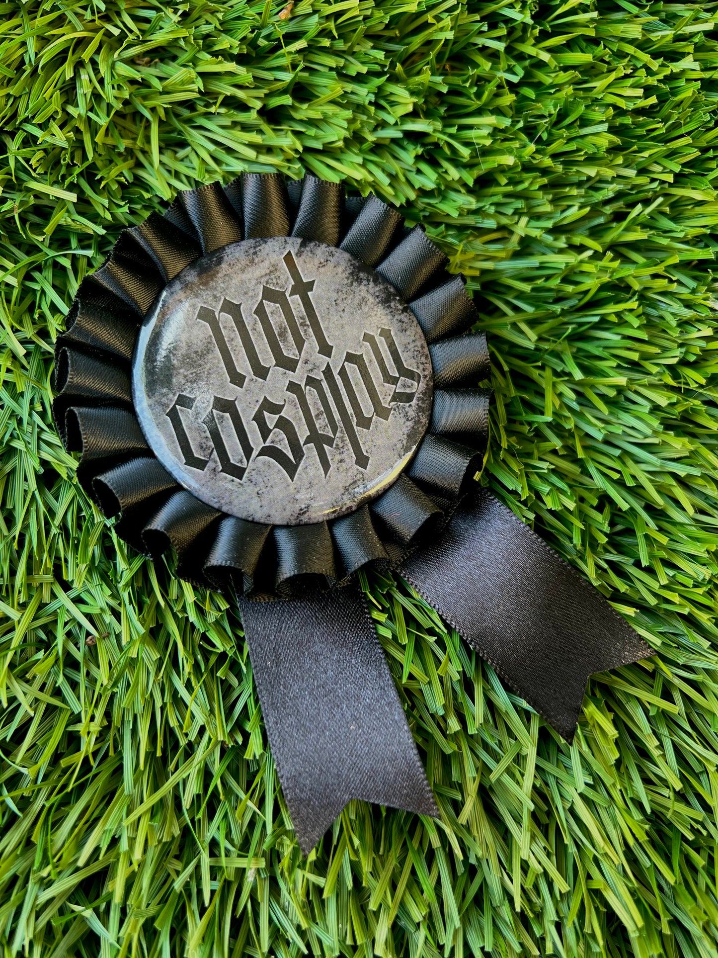 Gothic Not Cosplay Rosette pin
