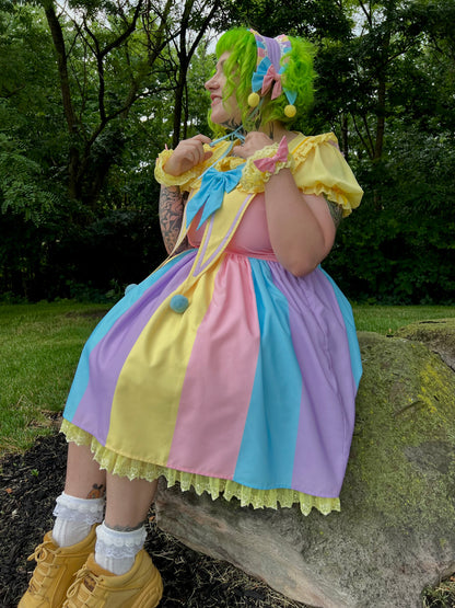 Pastel Playground Clown wristcuffs