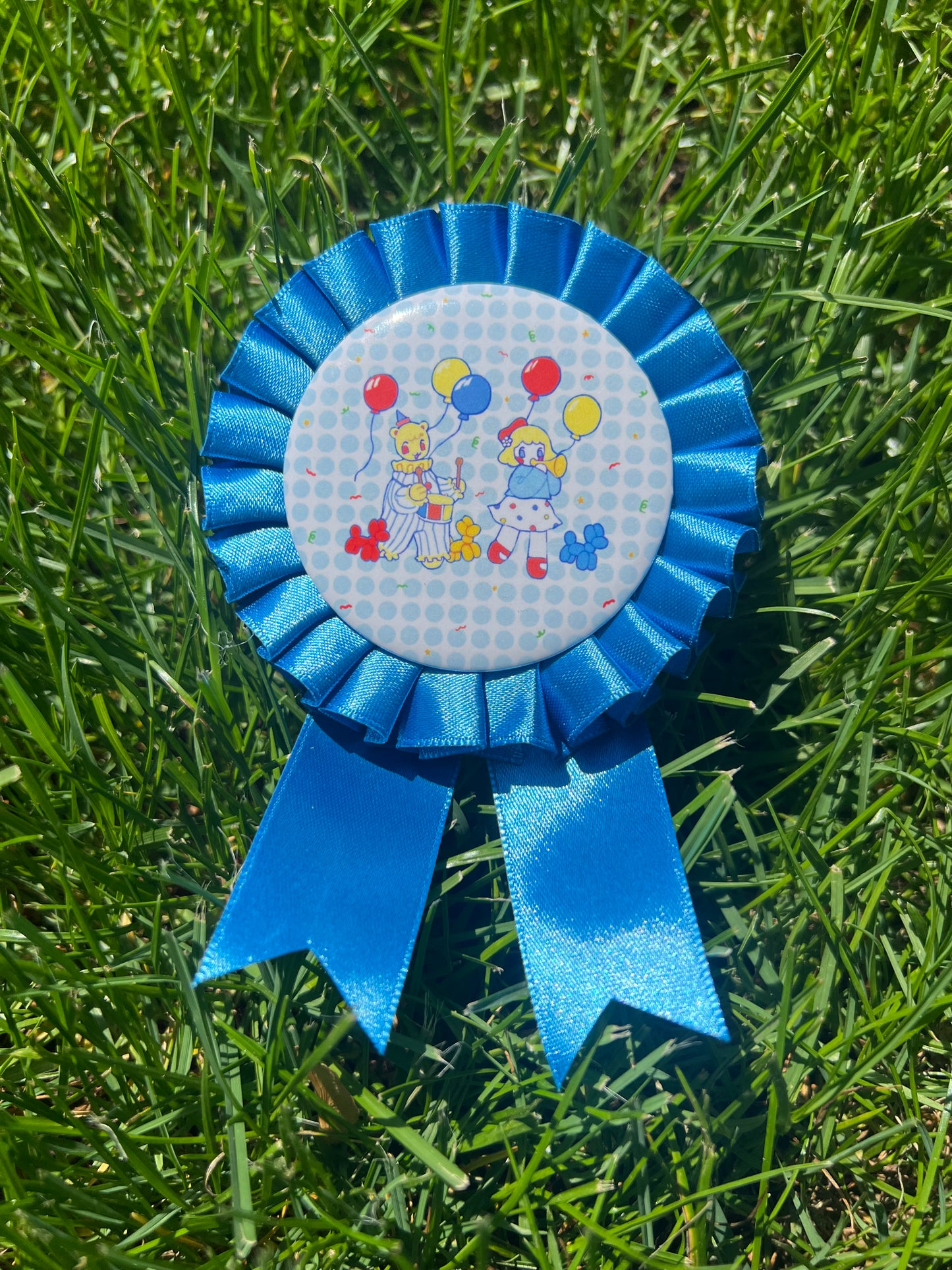 Clown Rosette pin