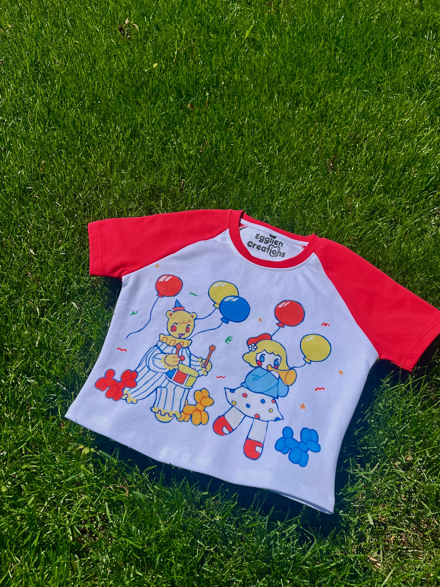 Clown Parade Crop Top