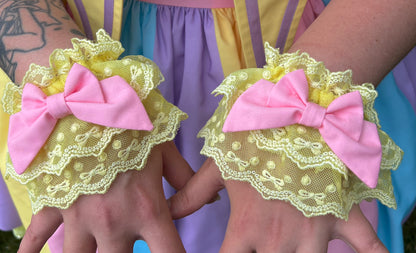 Pastel Playground Clown wristcuffs