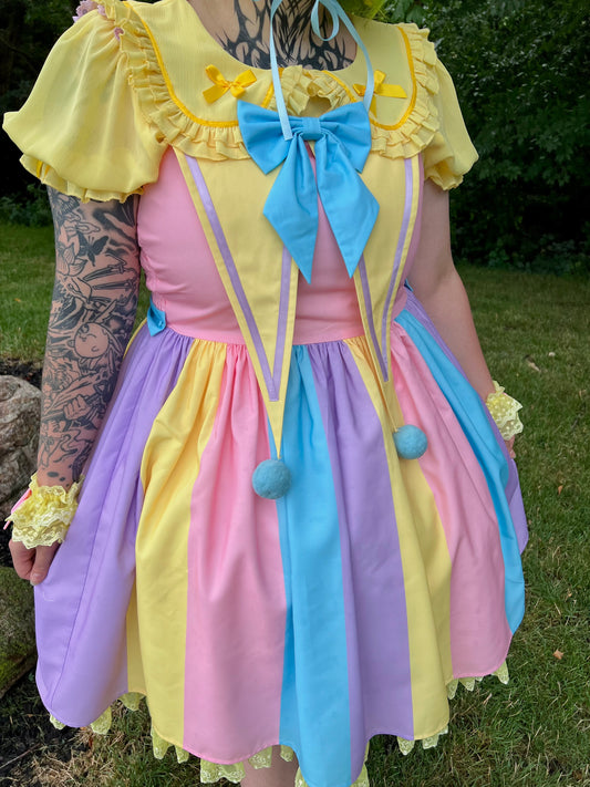 Pastel Playground Clown Jumperskirt