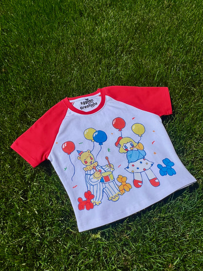 Clown Parade Crop Top