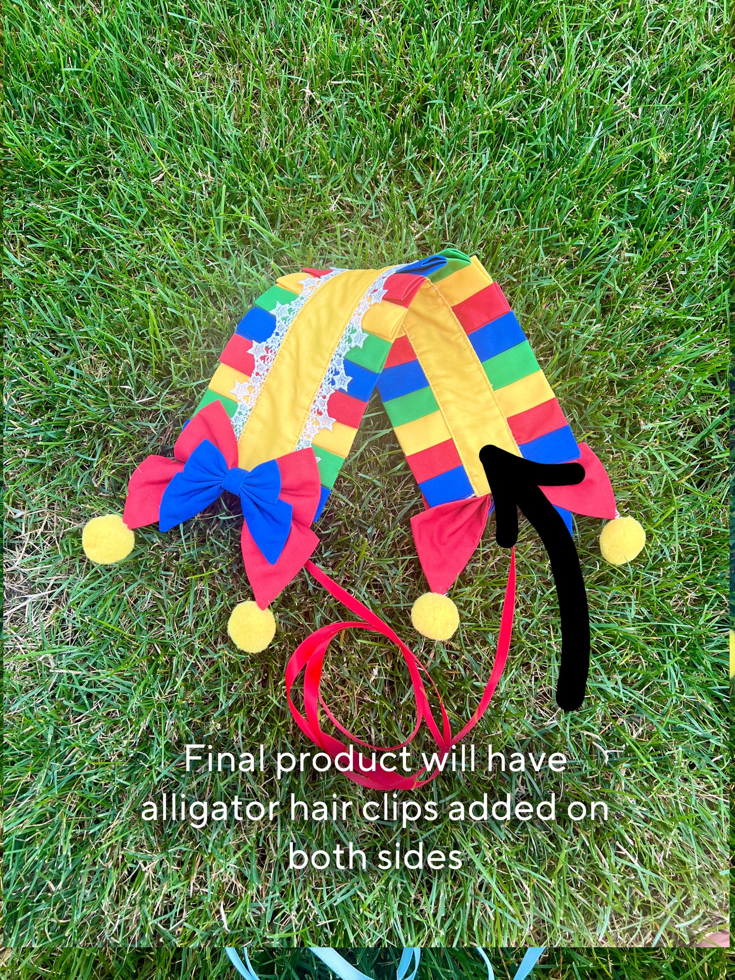 Bright Playground Clown Headdress