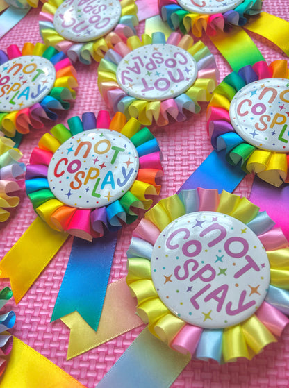 Neon Not Cosplay Rosette pin