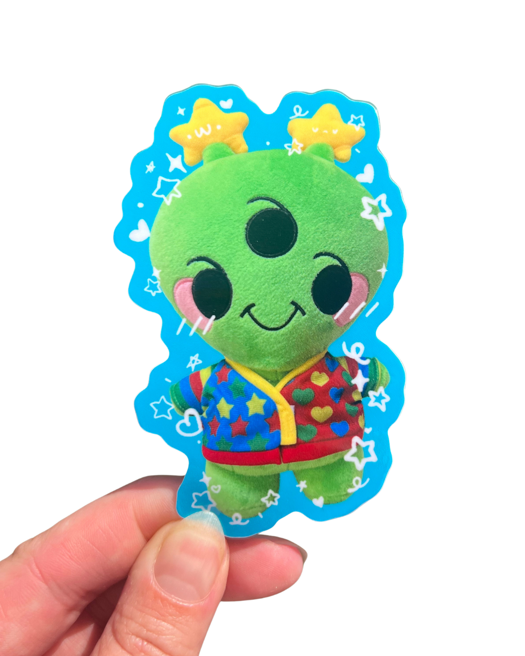 Frankie Plush Sticker