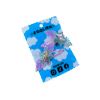 Pink Holographic hair clip side A pair of holographic stars with wings on pink hairclips both on a blue backing card that reads "Egglien".